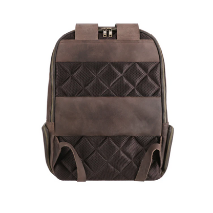 Rustic Brown Leather Backpack