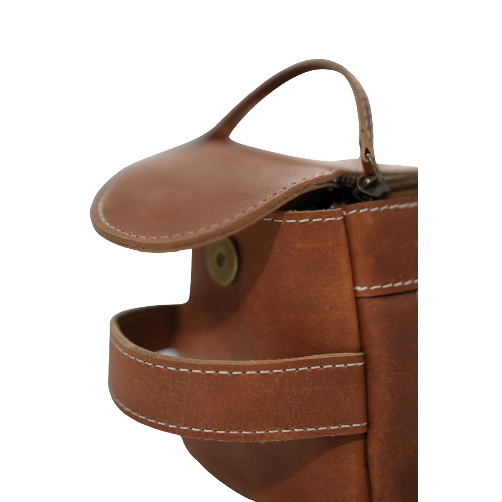 Rustic Tan Travel Toiletry Bag