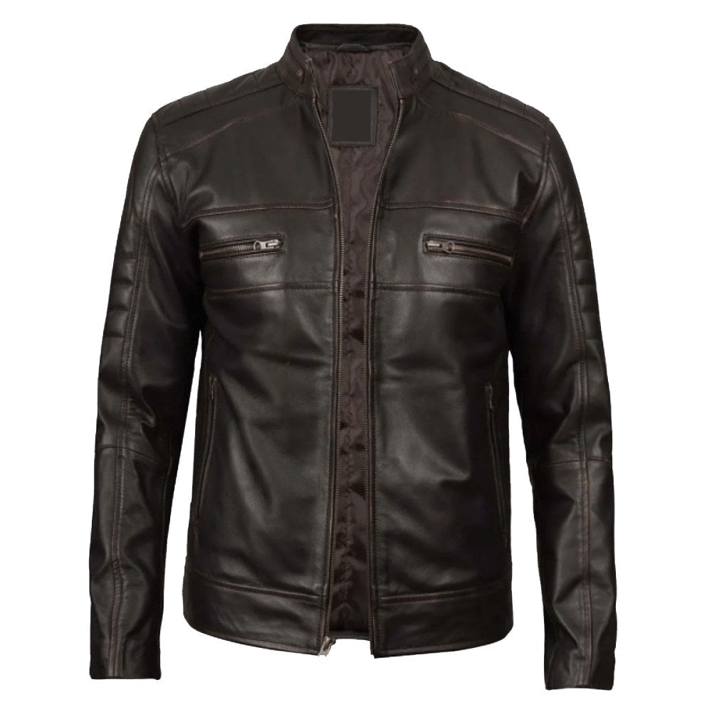 Rustic Urban Racer Biker Jacket