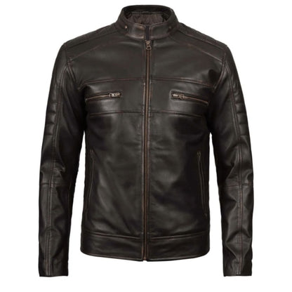 Rustic Urban Racer Biker Jacket