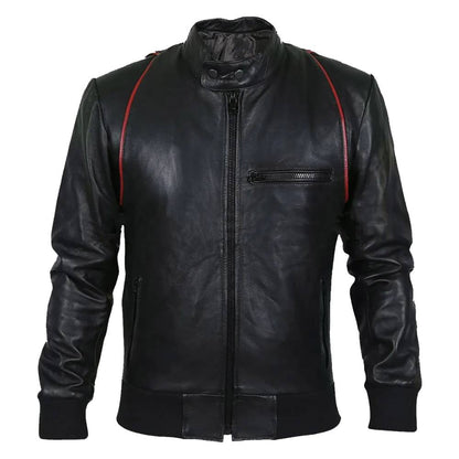 Shadow Luxe Biker Jacket