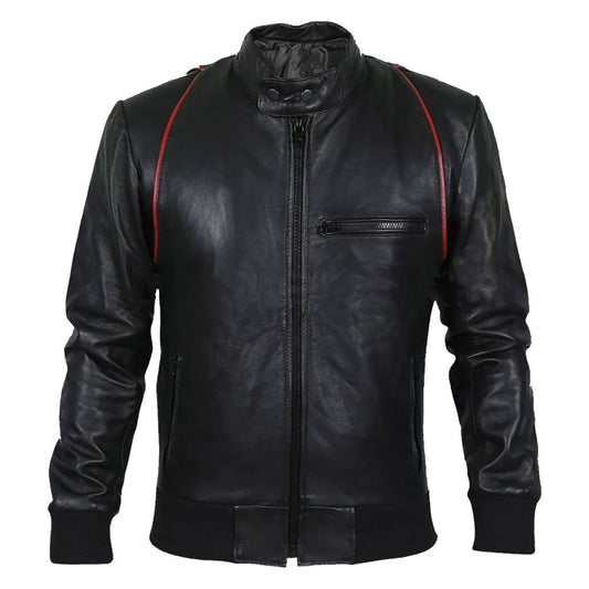 Shadow Luxe Biker Jacket