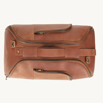Tan Adventure Leather Duffle