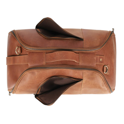 Tan Adventure Leather Duffle
