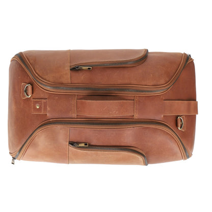 Tan Adventure Leather Duffle
