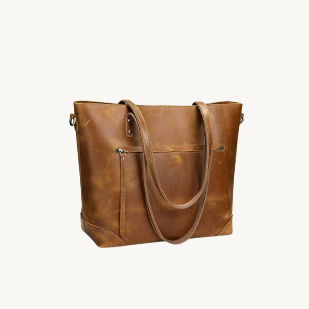 Tan Bella Tote Bag