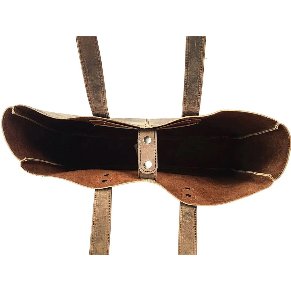 Tan Haven Leather Tote