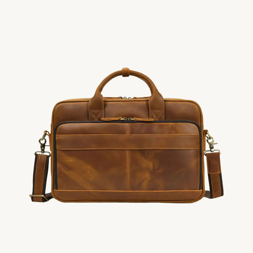 Tan Heirloom Case Leather Briefcase