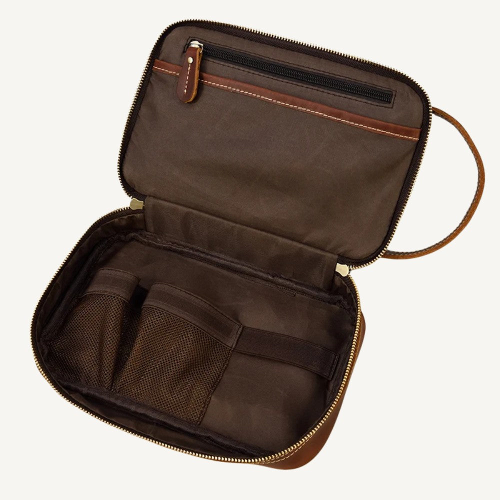 Tan Roamer Toiletry Bag