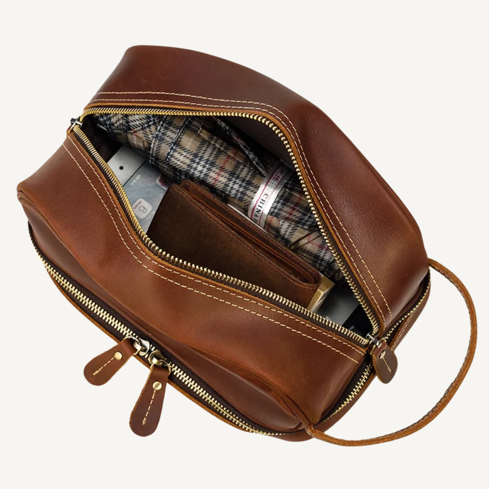 Tan Roamer Toiletry Bag