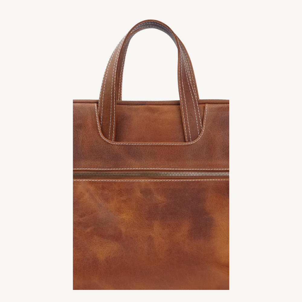 The Distressed Tan Heritage Laptop Sleeve