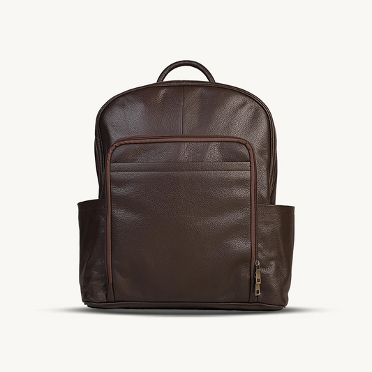 The Rich Brown Urban Leather Backpack