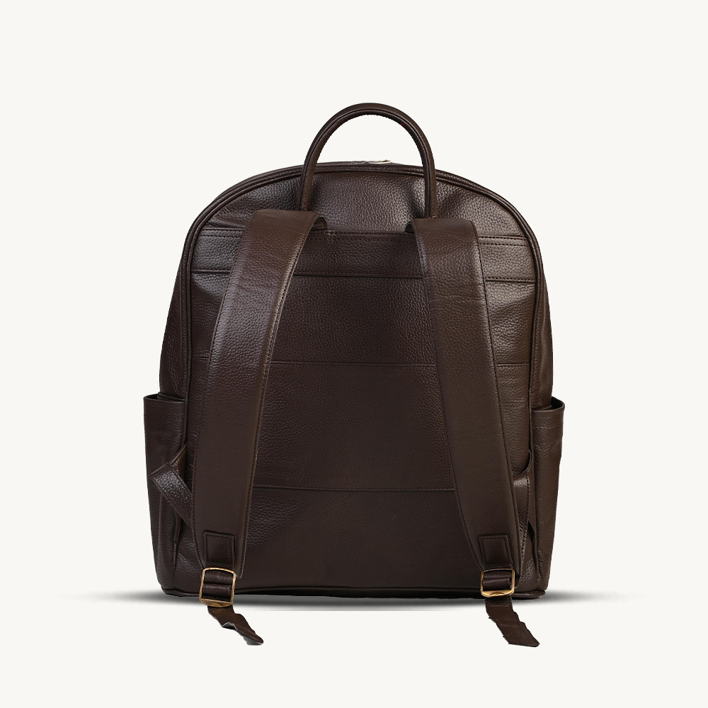 The Rich Brown Urban Leather Backpack