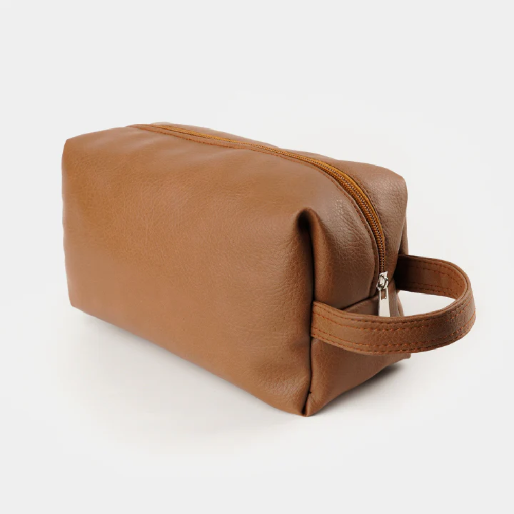 The Tan Classic Toiletry Bag
