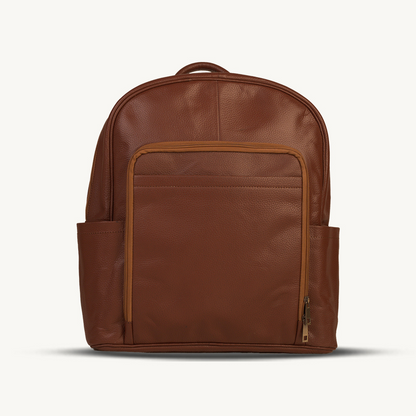 The Tan Urban Leather Backpack