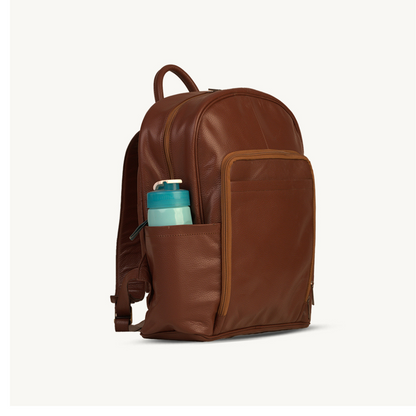 The Tan Urban Leather Backpack