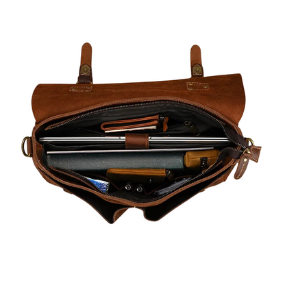 Vintage Roam Brown Messenger Bag