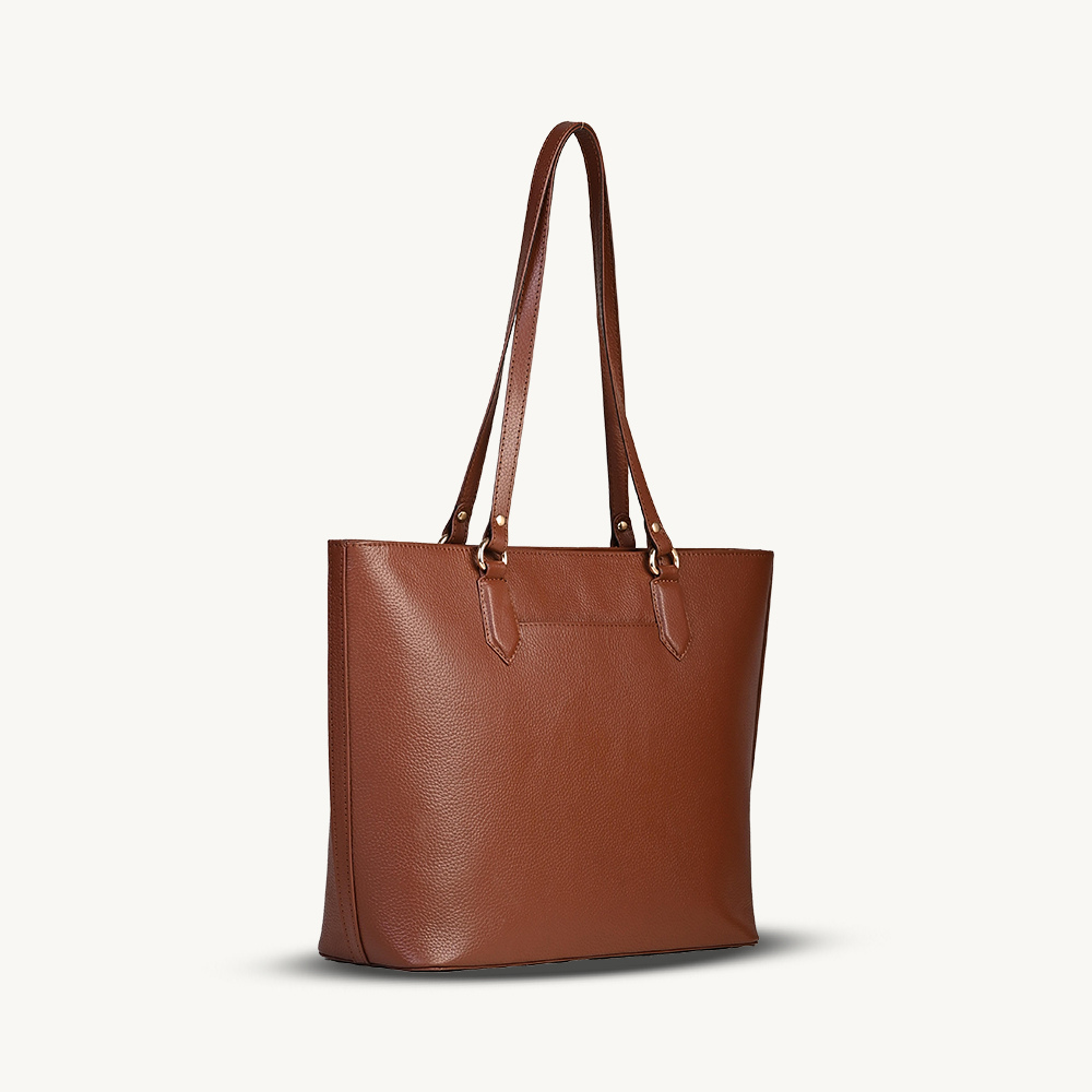 Warm Tan Professional Tote