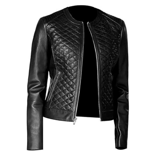 Women's-Black-Quilted-Sheepskin-Jacket